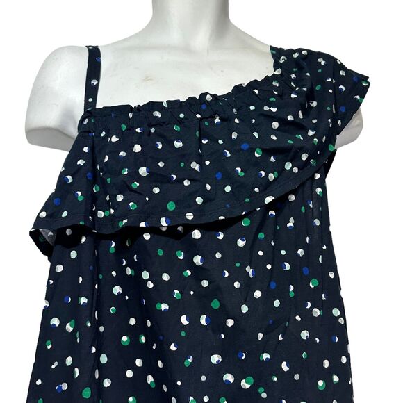 joe fresh polka dot cold shoulder dress plus size 1X - Picture 2 of 6